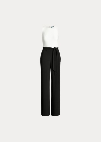 Women's Ralph Lauren Two-Tone Jersey Jumpsuits | 276159NWH